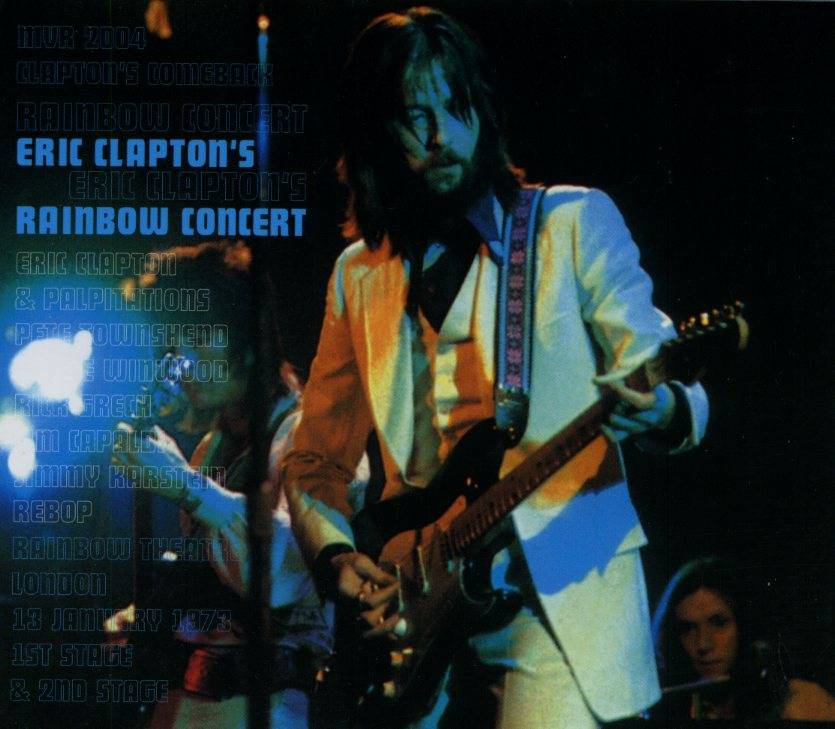 Eric Clapton Rainbow Concert 1973 : Box Front